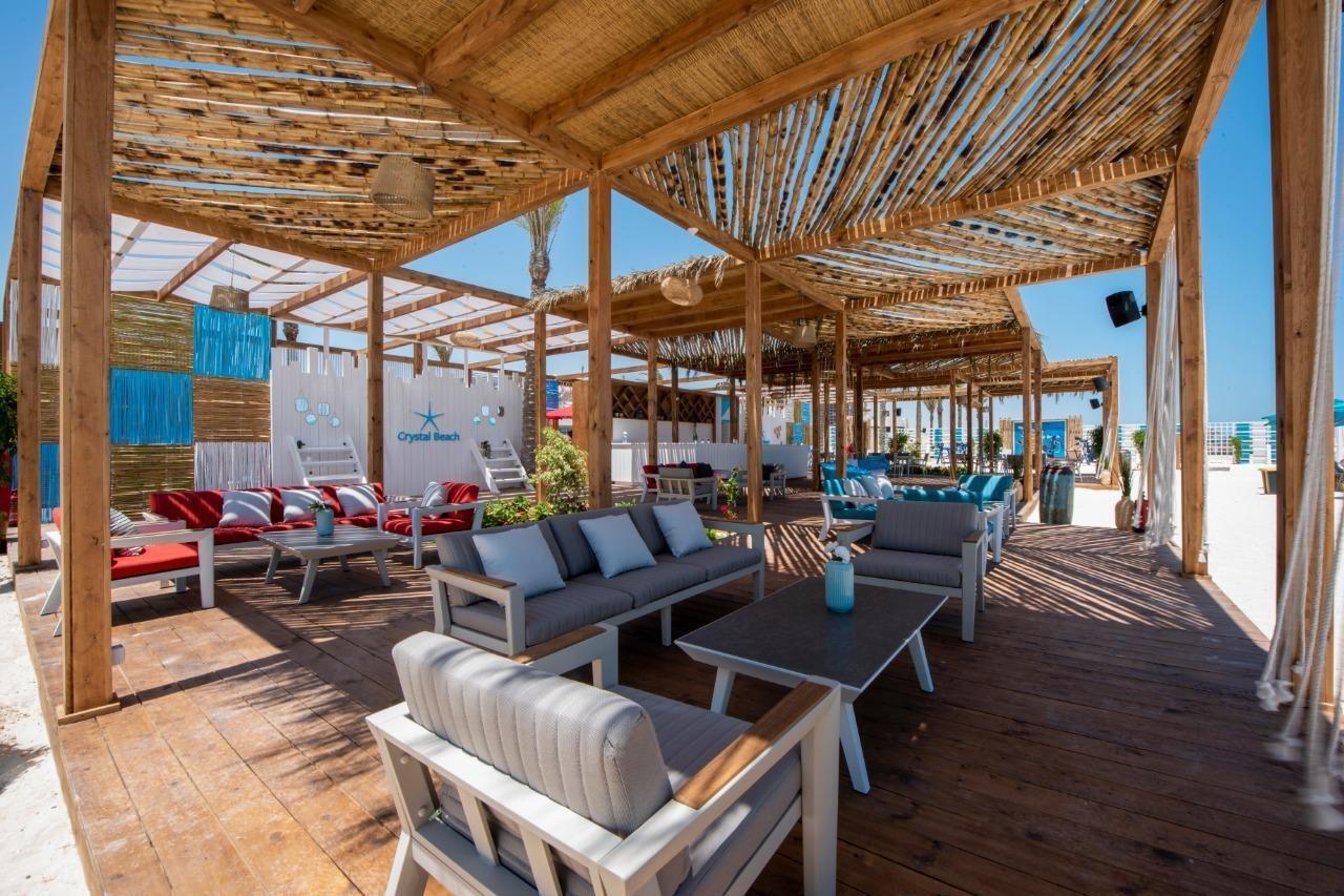 Crystal Inn Hotel - Alamein (Adults Only) Эль-Аламейн Экстерьер фото The beach club at the resort